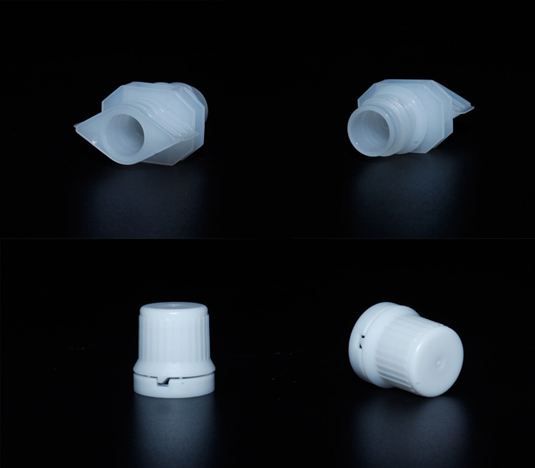 RD-019# 8.0 mm mini hotel plastic shampoo bag spout cap for sale