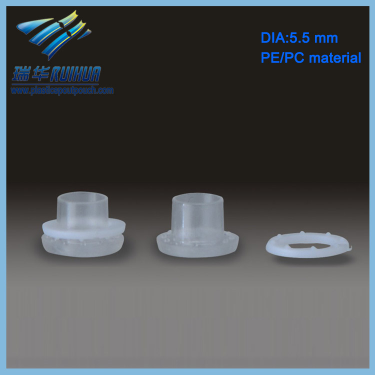 RD-058# 5.5 mm flexible liquid packaging plastic spout cap